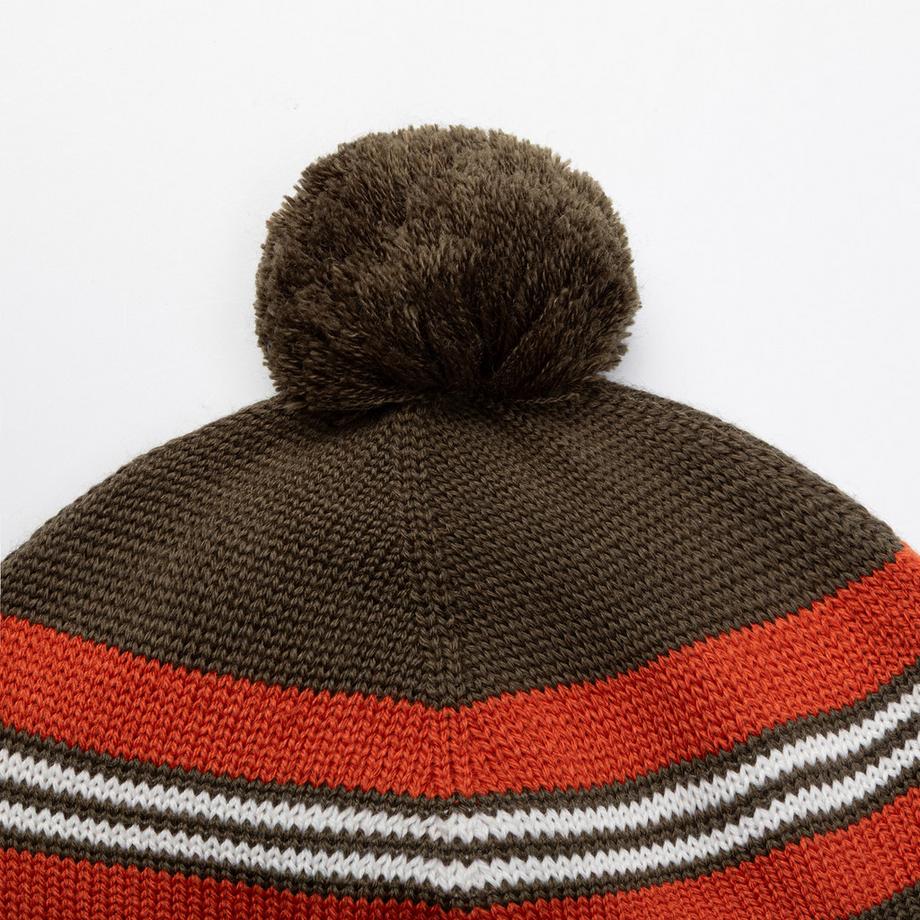 Manor Woman Bonnet Rayé avec Pompon  