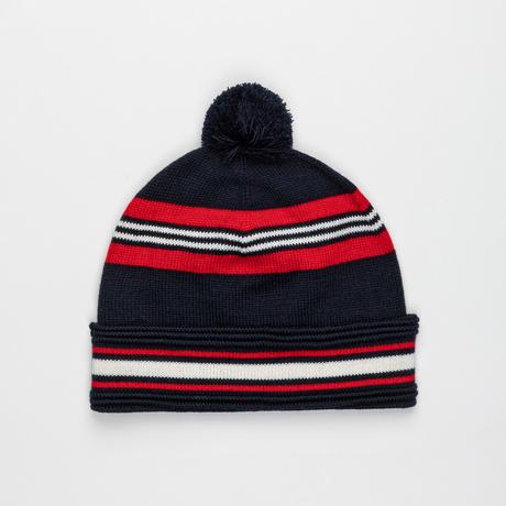 Manor Woman Berretto a Righe con Pompon  