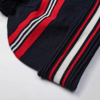 Manor Woman Berretto a Righe con Pompon  