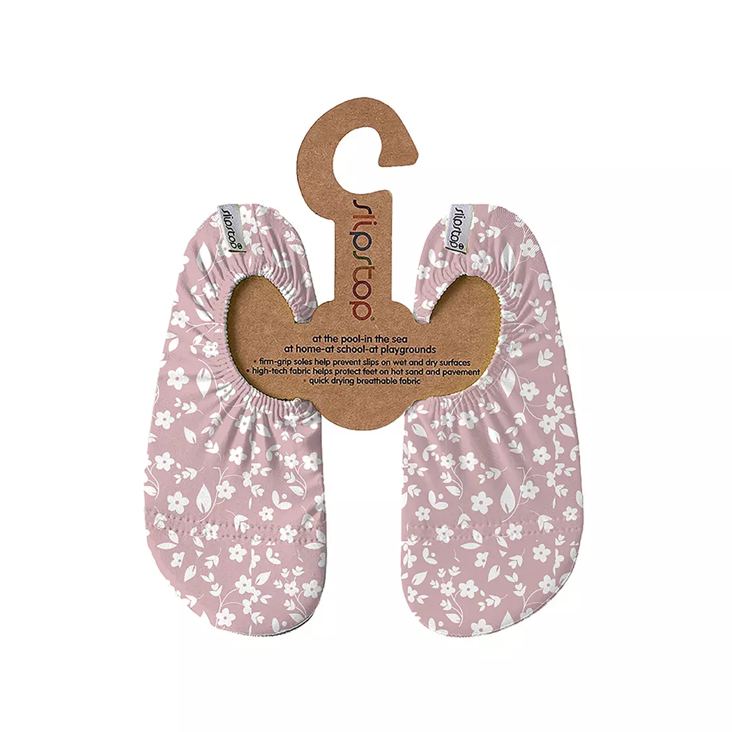 Slipstop - Badesandalen, Badesandalen mit Blumenmuster, 18-20, Rosa