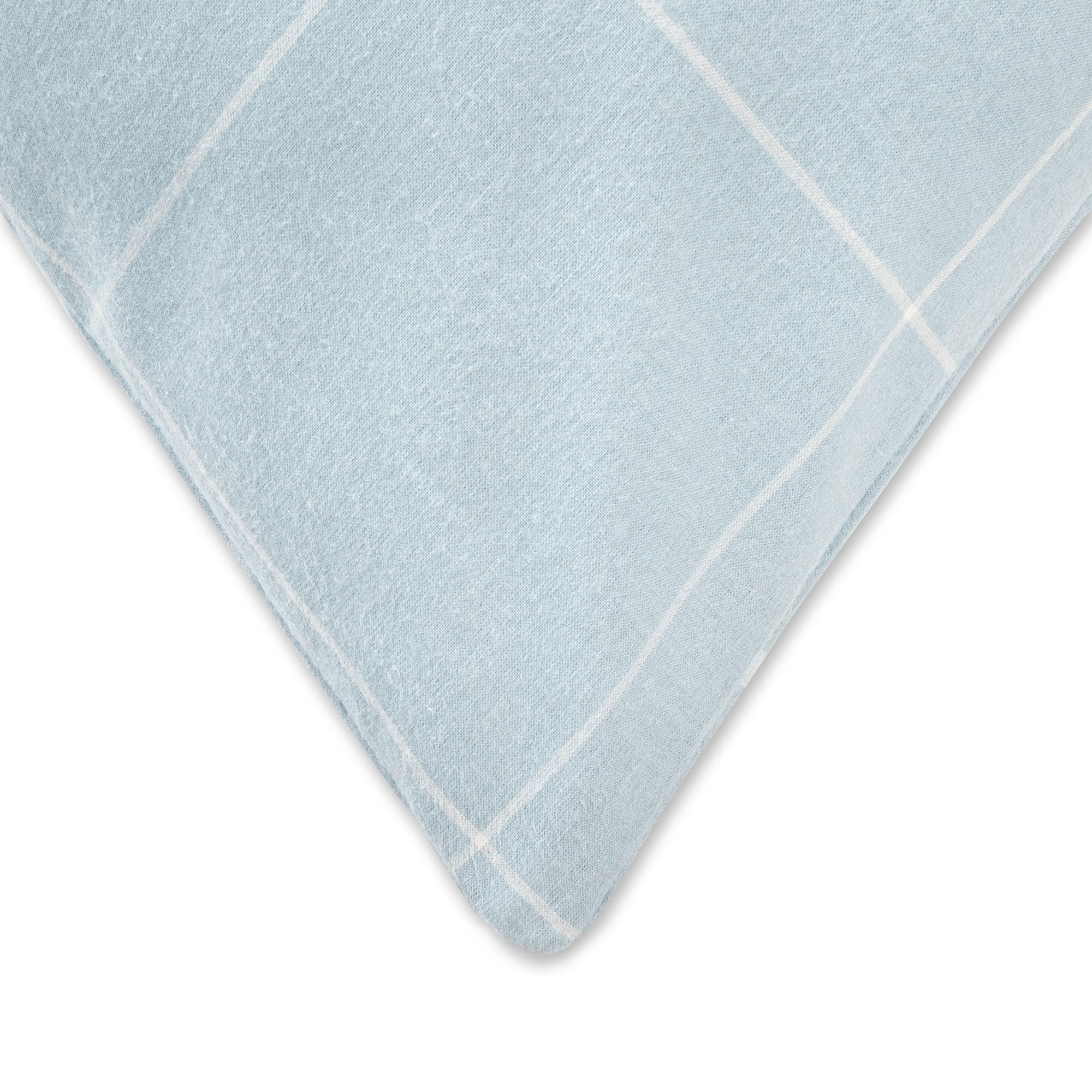 Manor Campodolcino Federa Flanella Fantasia a Quadri  