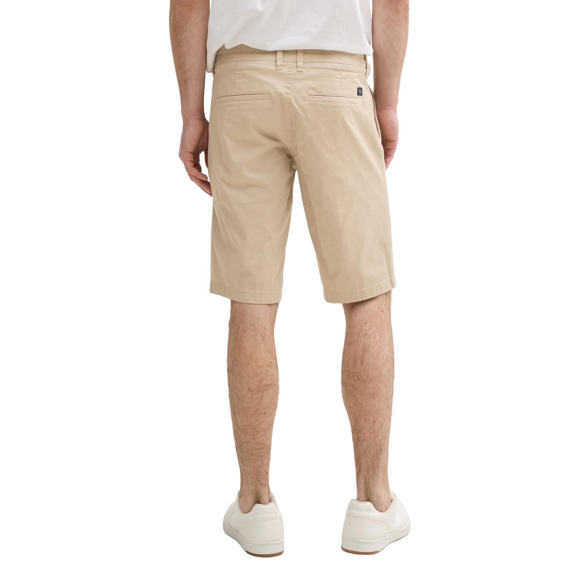 TOM TAILOR Slim Chino Shorts mit Strukturmuster  