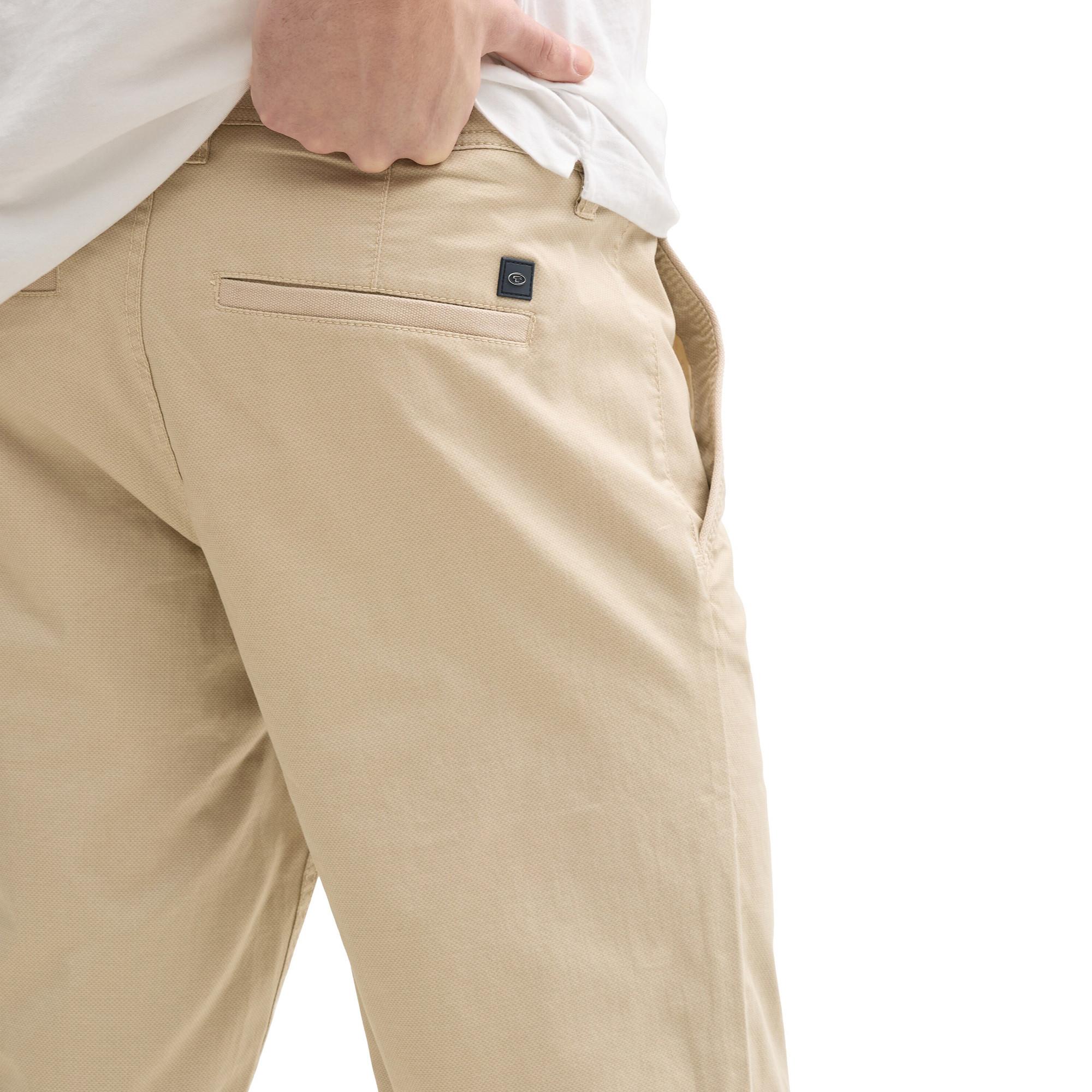 TOM TAILOR Slim Chino Shorts mit Strukturmuster  
