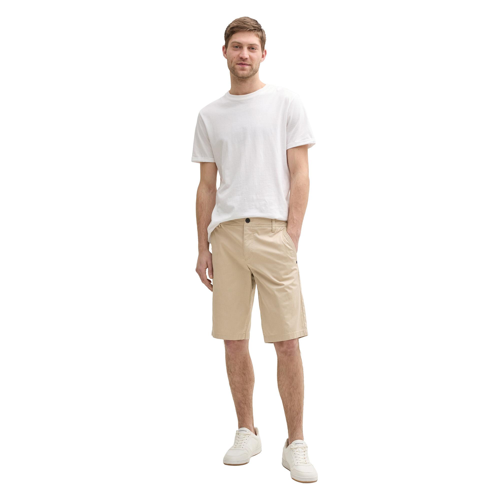 TOM TAILOR Slim Chino Shorts mit Strukturmuster  