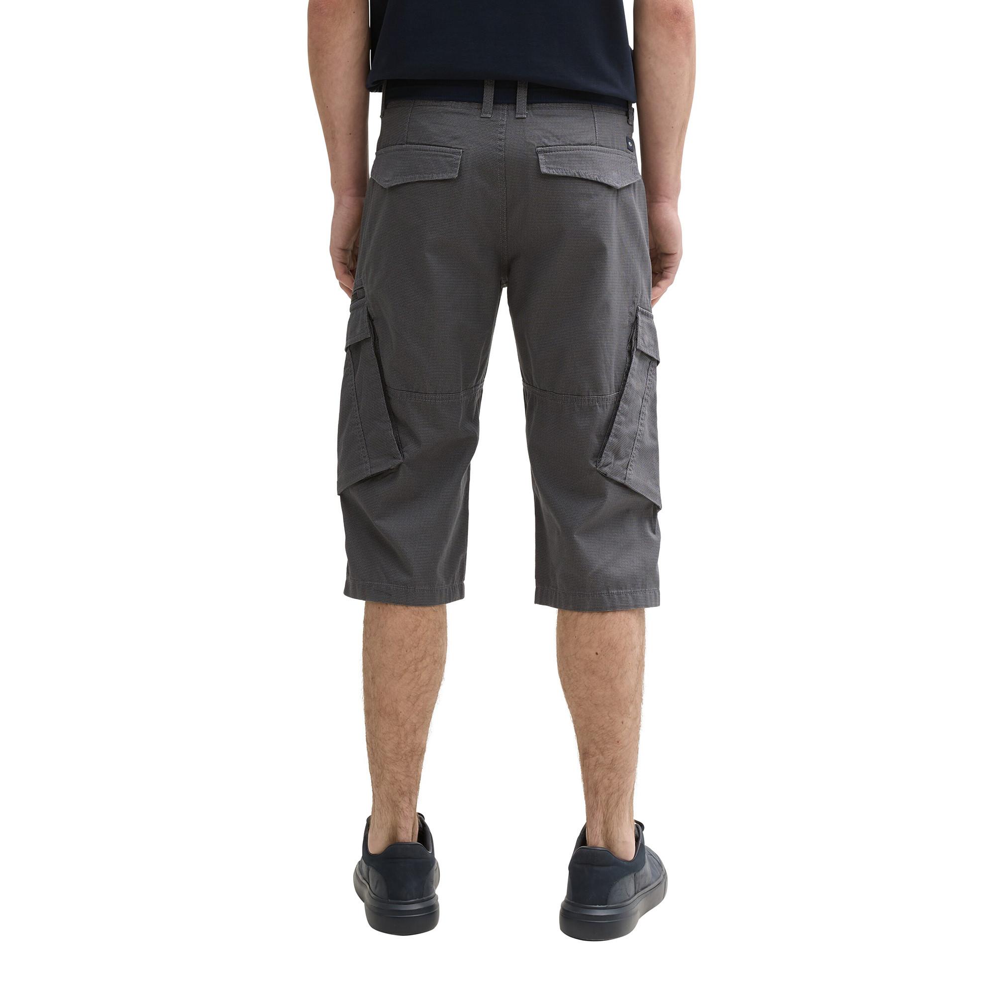 TOM TAILOR TTMAX Overknee Cargo Shorts mit Gürtel  