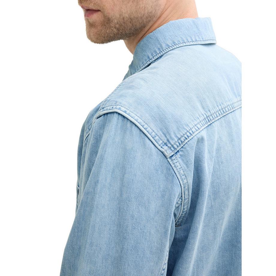 TOM TAILOR  Chemise, manches courtes 