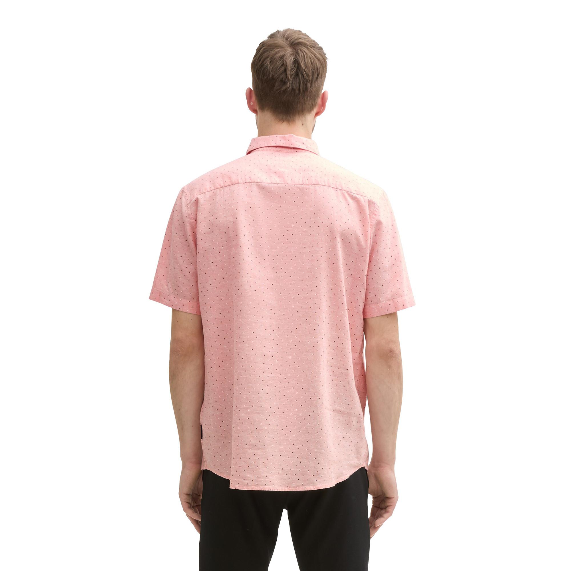 TOM TAILOR Kurzarm Hemd mit Tupfenmuster  