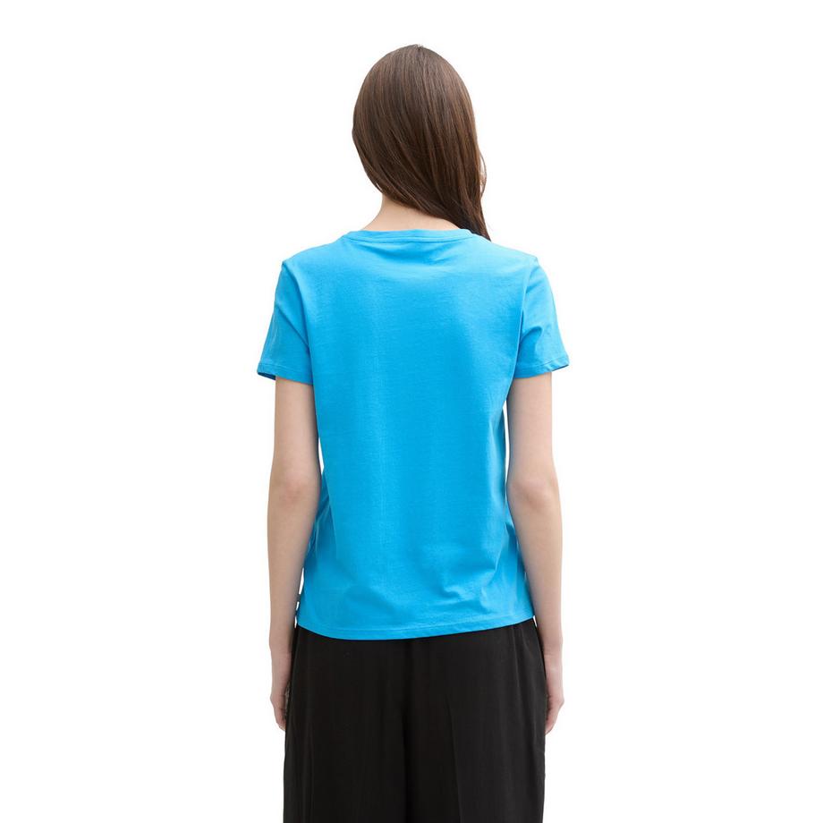 TOM TAILOR Denim T-shirt Stampa Floreale  