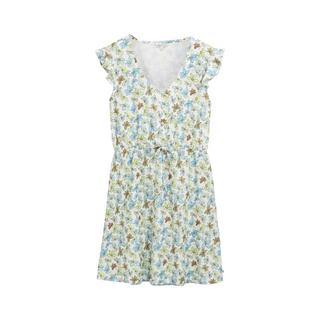 TOM TAILOR Denim Gemustertes Minikleid mit Engelsärmeln  