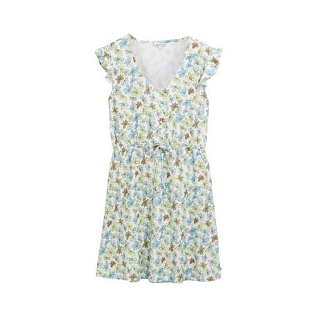 TOM TAILOR Denim Gemustertes Minikleid mit Engelsärmeln  