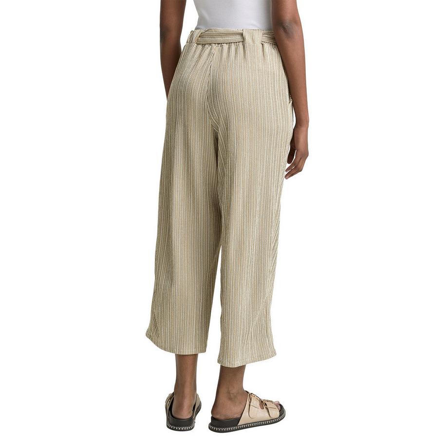 TOM TAILOR Denim Culotte Hose Gestreift Jacquard  