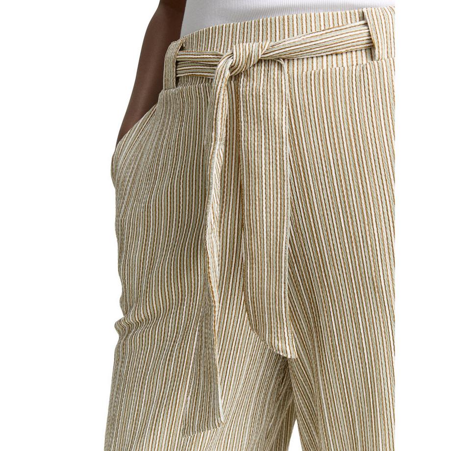 TOM TAILOR Denim Culotte Hose Gestreift Jacquard  