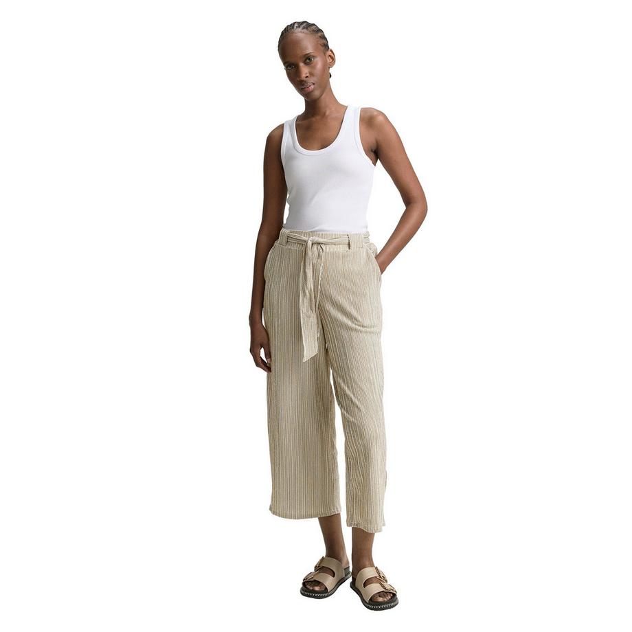 TOM TAILOR Denim Culotte Hose Gestreift Jacquard  