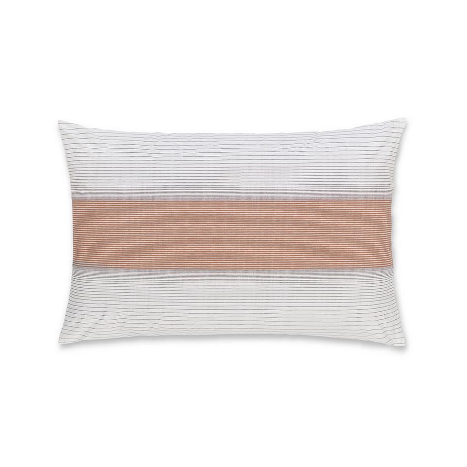 Manor Carberra Taie d'oreiller en percale rayée  