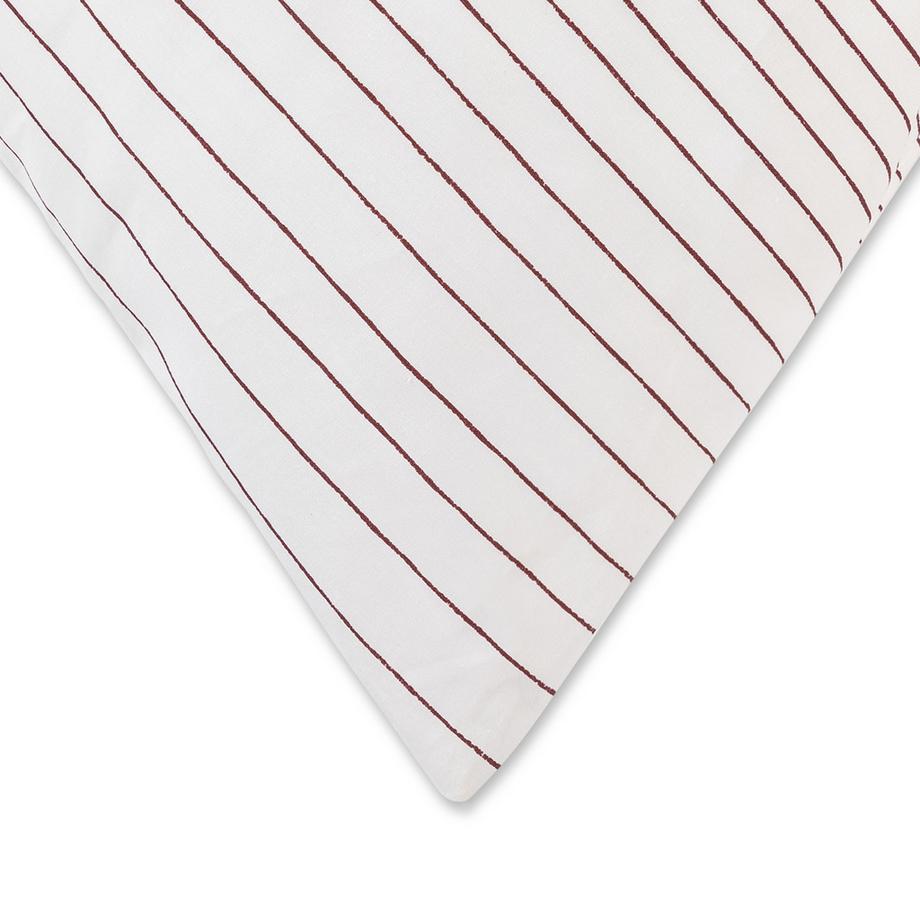 Manor Carberra Taie d'oreiller en percale rayée  