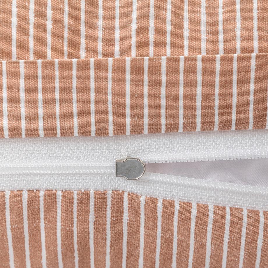 Manor Carberra Taie d'oreiller en percale rayée  