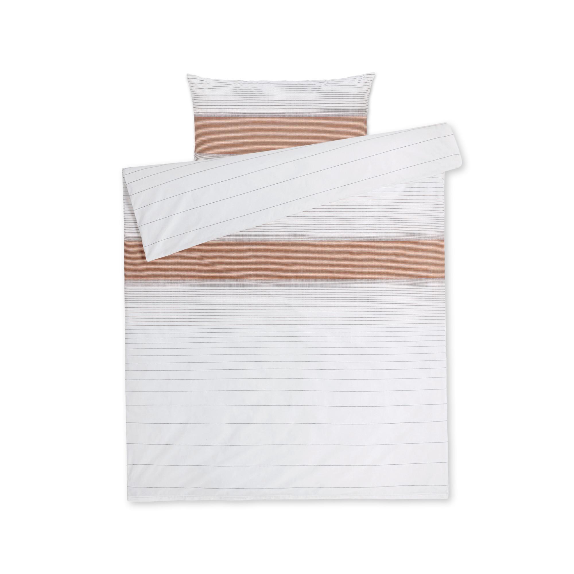 Manor Carberra Housse de couette en percale rayée  