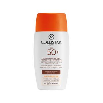 Fluide solaire visage protection correctrice SPF 50+