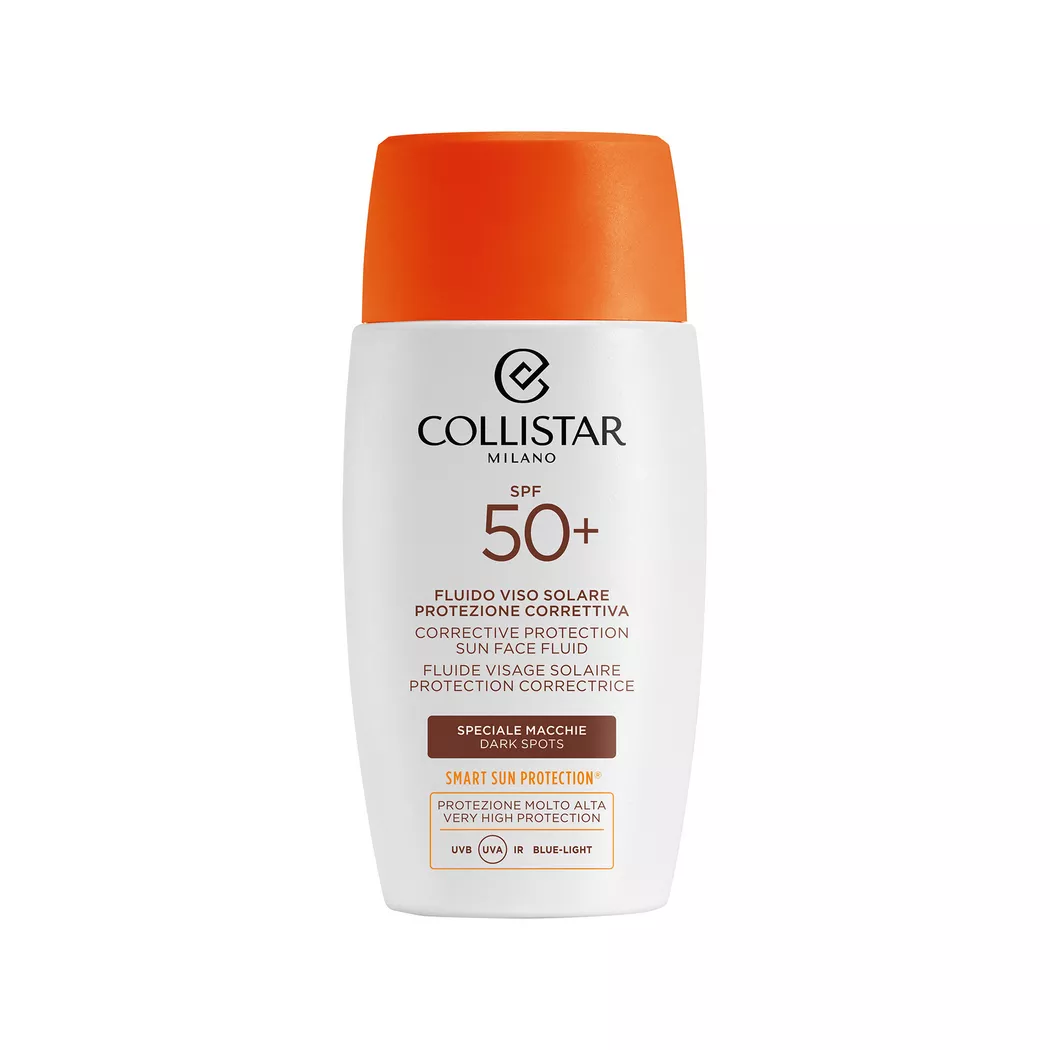 Collistar - Sonnenschutz-Gesichtsfluid ausgleichender Schutz LSF 50+, 50 ml