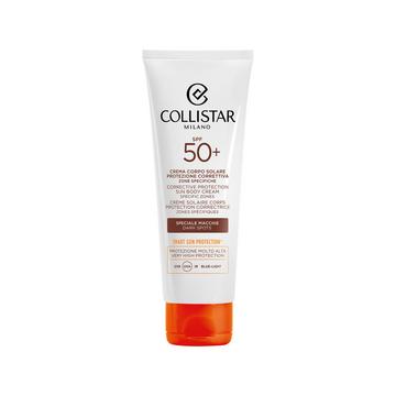 Crème solaire corps protection correctrice zones spécifiques SPF 50+
