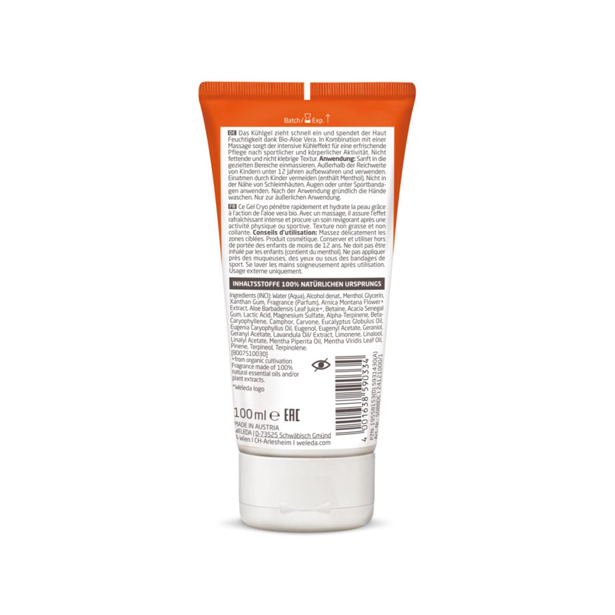 WELEDA  Gel rinfrescante sportivo all'arnica  