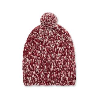 Manor Woman Berretto Lavorato a Maglia con Pompon  