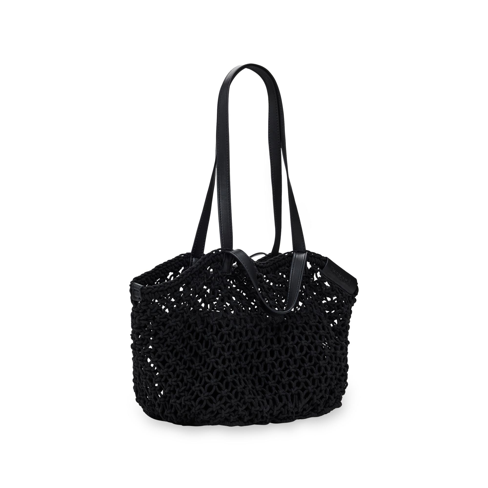 Desigual Mini Borsa a Tracolla all'Uncinetto  