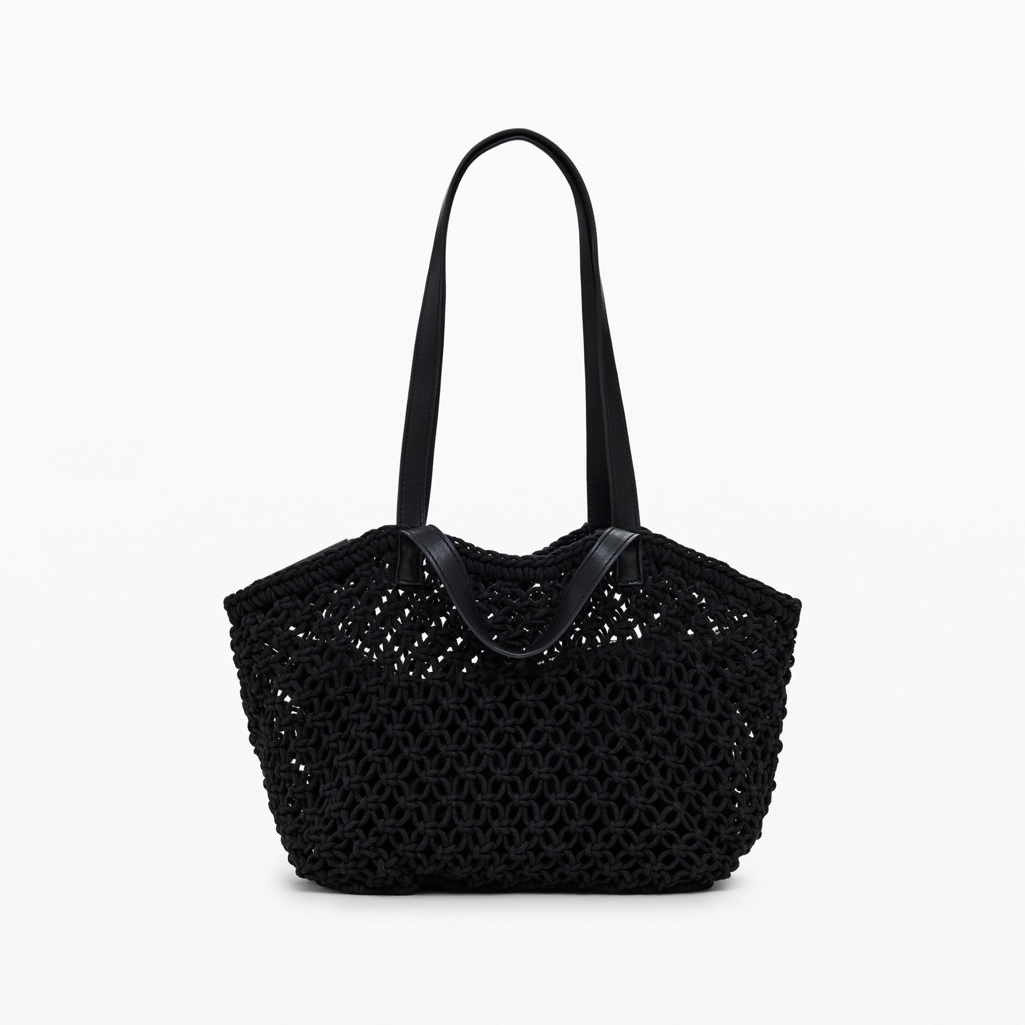 Desigual Mini Borsa a Tracolla all'Uncinetto  