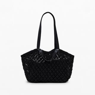 Desigual Mini Borsa a Tracolla all'Uncinetto  