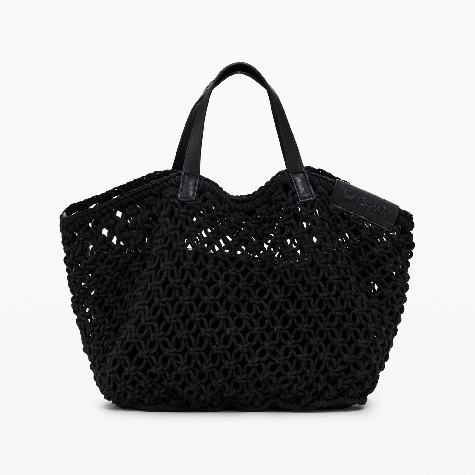 Desigual Mini Borsa a Tracolla all'Uncinetto  