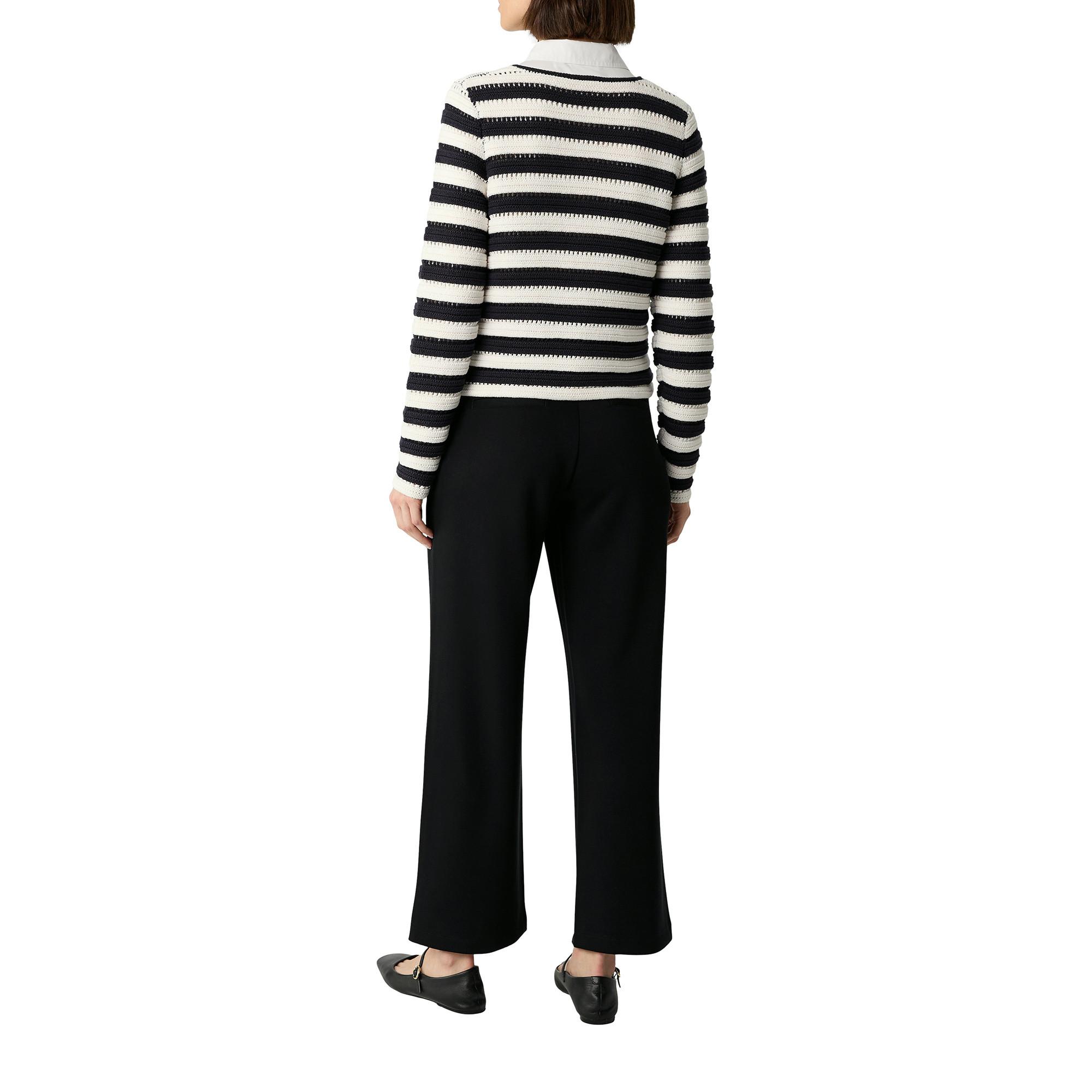 Comma Cardigan Testurizzato Maniche Lunghe  