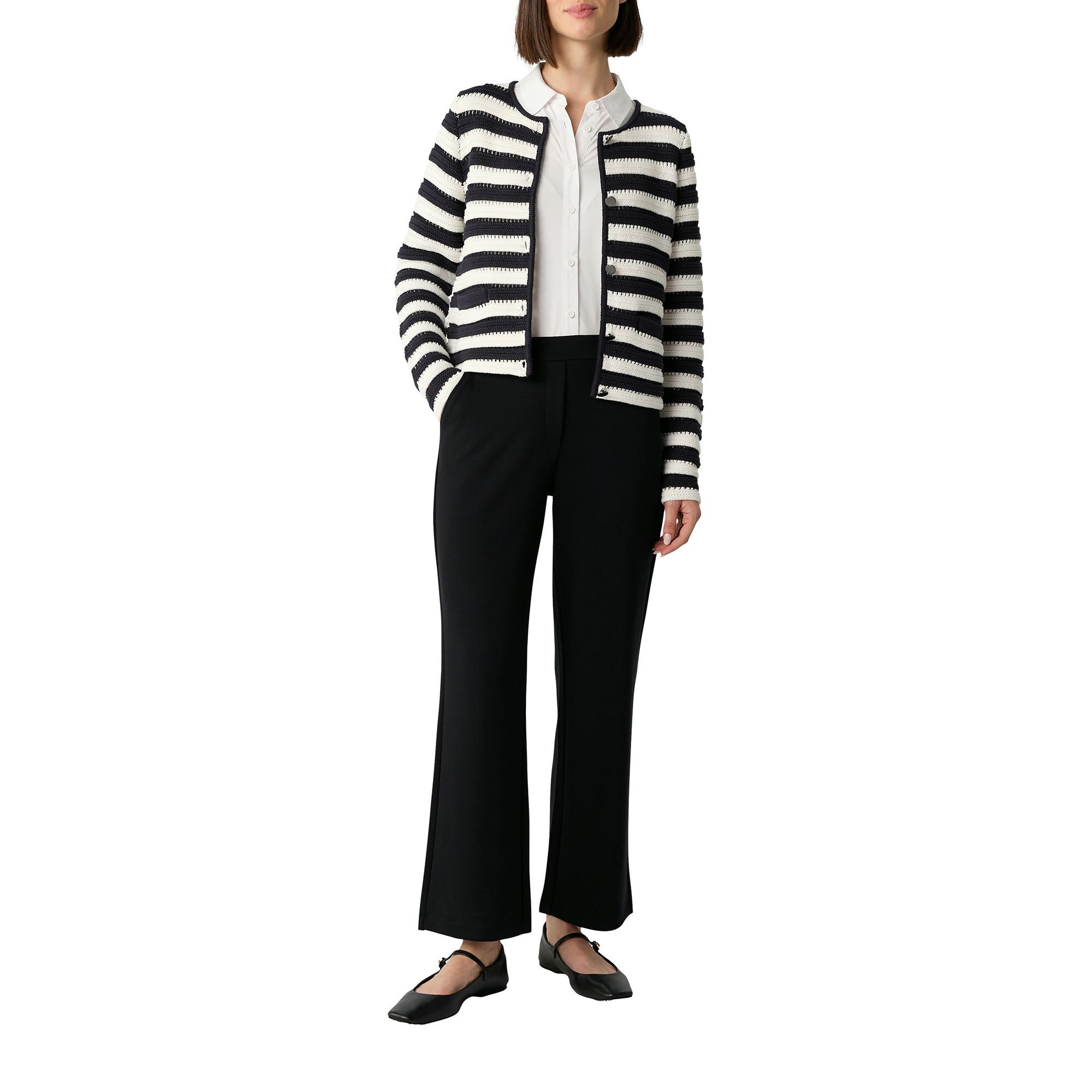 Comma Cardigan Testurizzato Maniche Lunghe  