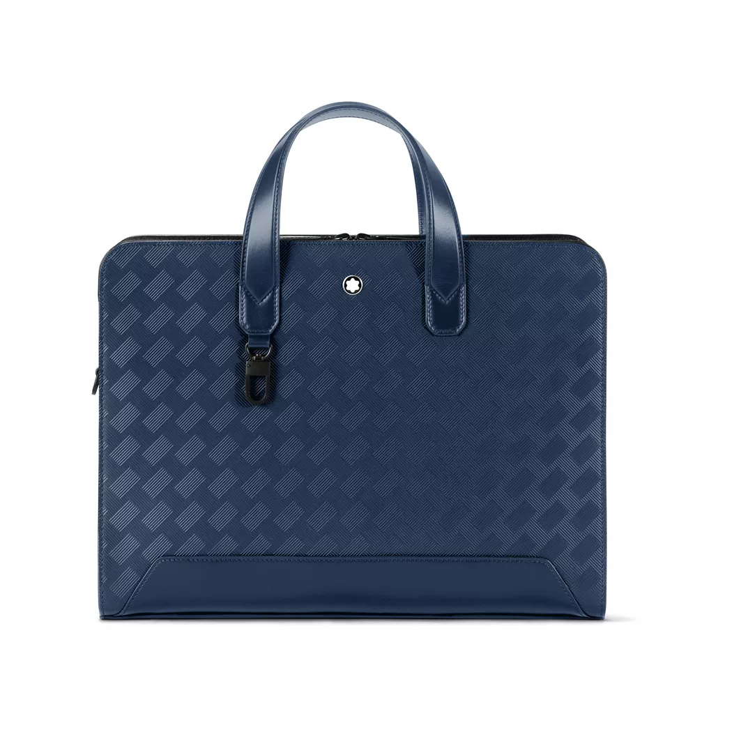 Montblanc - Dokumententasche, für Damen, Blau, Größe