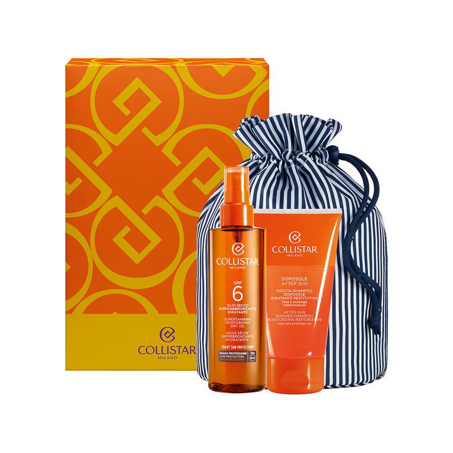 Cofanetto olio secco superabbronzante idratante SPF 6
