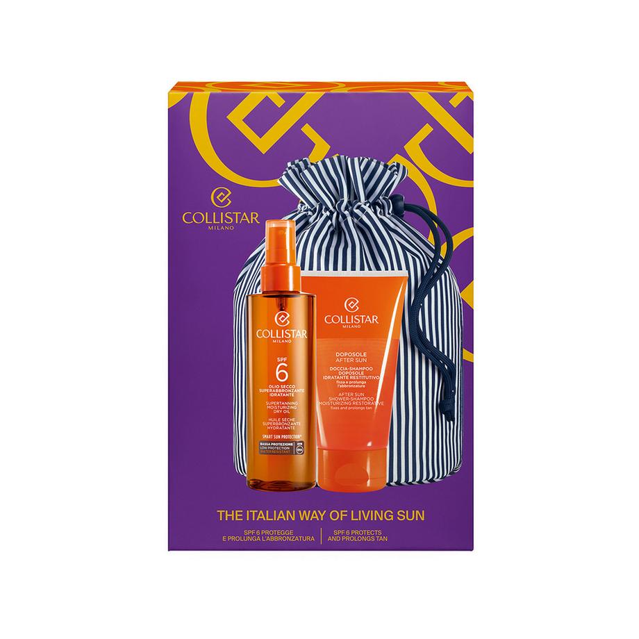 COLLISTAR  Cofanetto olio secco superabbronzante idratante SPF 6 