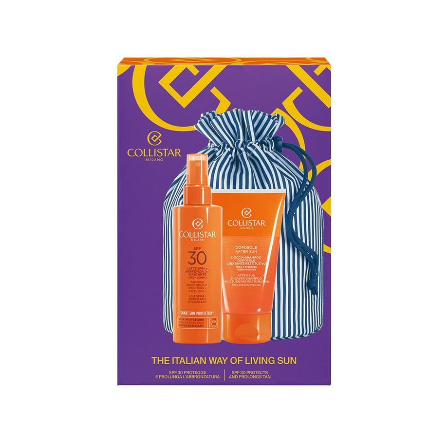 COLLISTAR  Coffret lait spray bronzant hydrant SPF 30 200 ml  