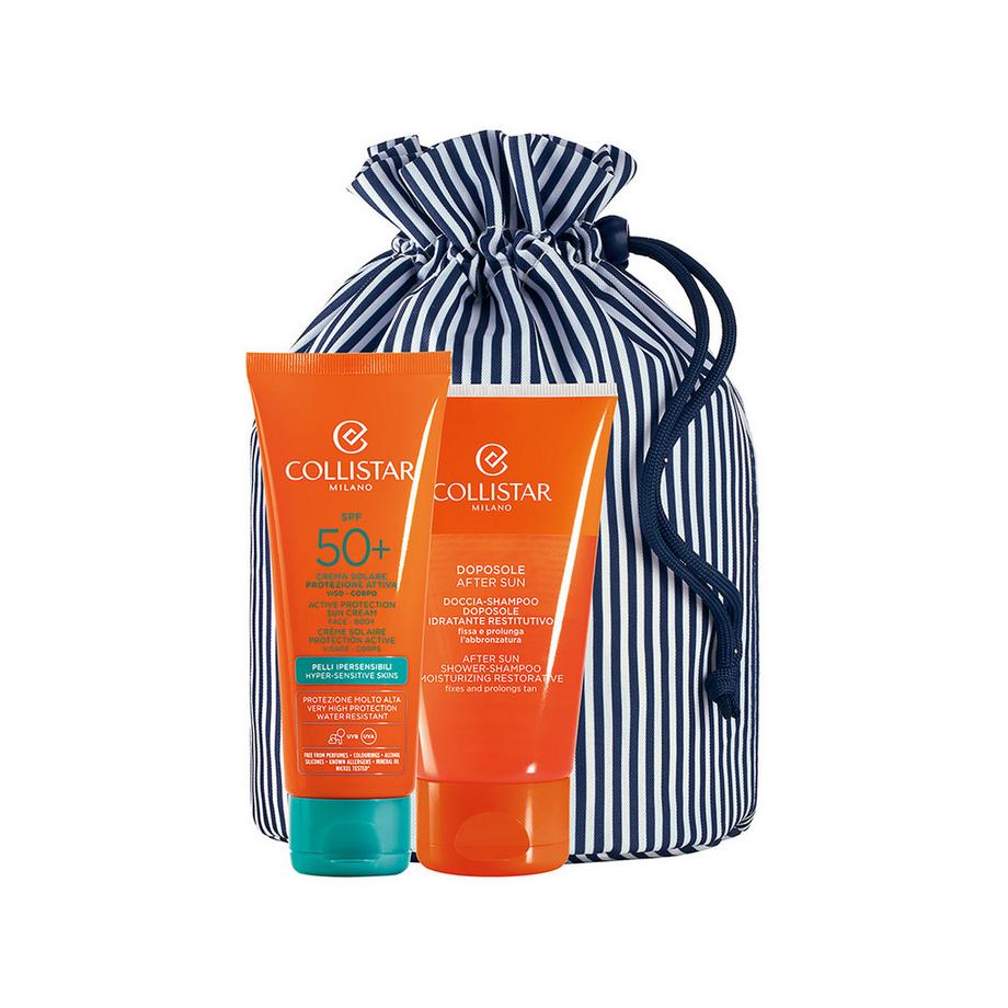 COLLISTAR  Coffret creme solaire protection active peaux hypersensibles SPF 50+ 100 ml 