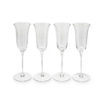 Champagnerglas, 4 Stück