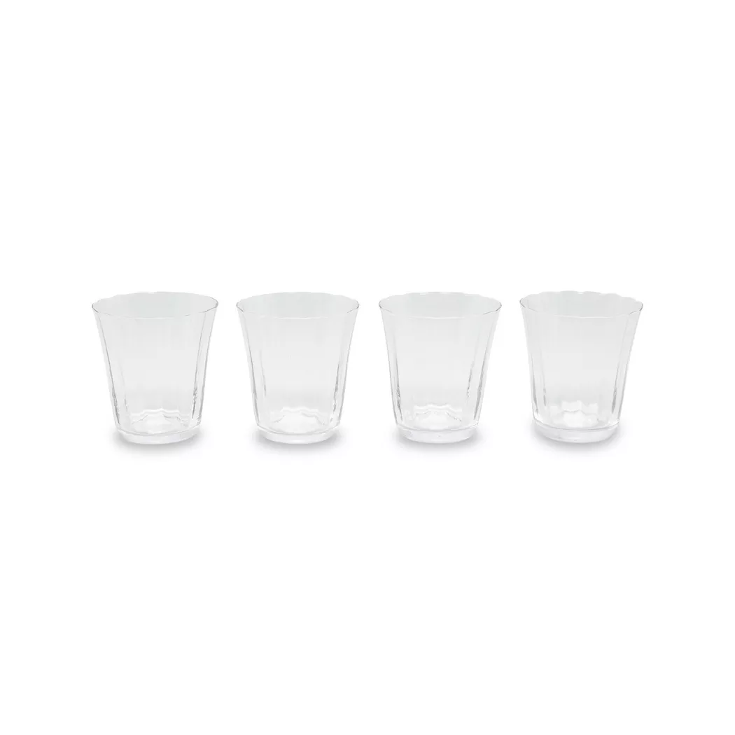 Manor - Wasserglas, 4 Stück, 340 ml, Transparent