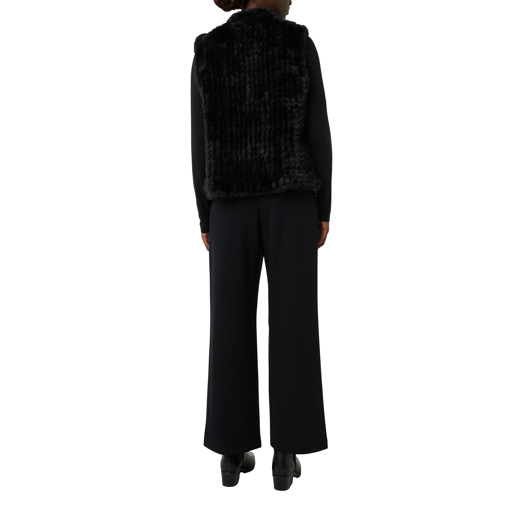 Comma Faux Fur Weste  