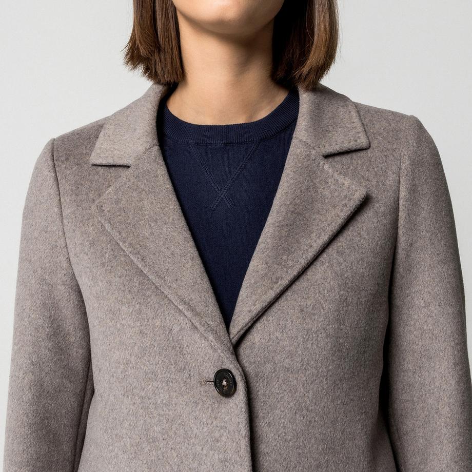 S. Oliver Red Label A-Linien Rock in Veloursleder-Optik  