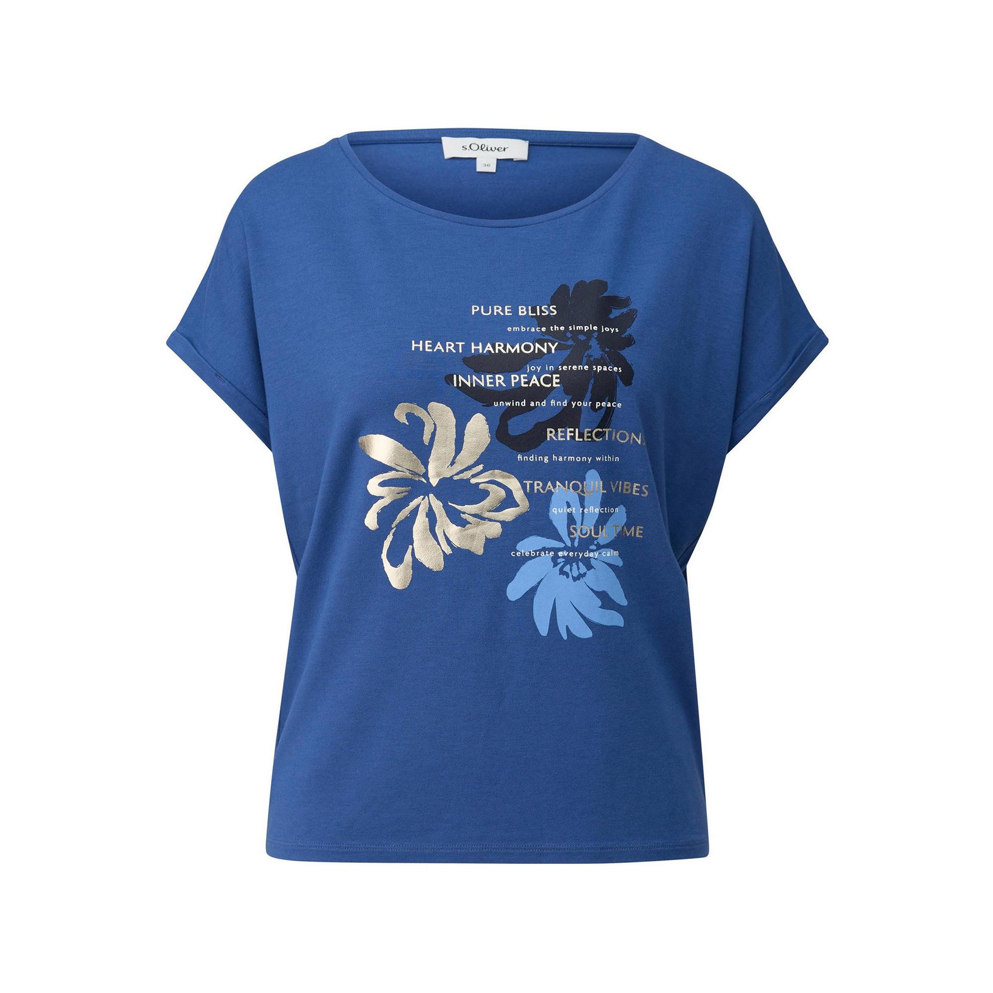 S. Oliver Red Label T-Shirt Blumendruck  
