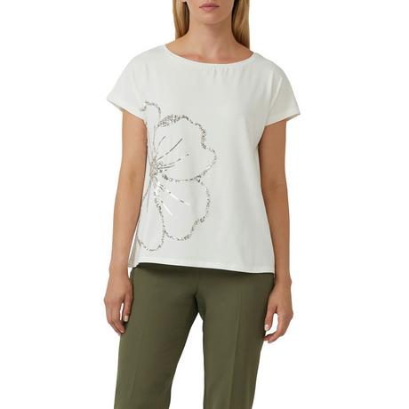 S. Oliver Black Label T-Shirt Relaxed Fit con applicazione di paillettes  