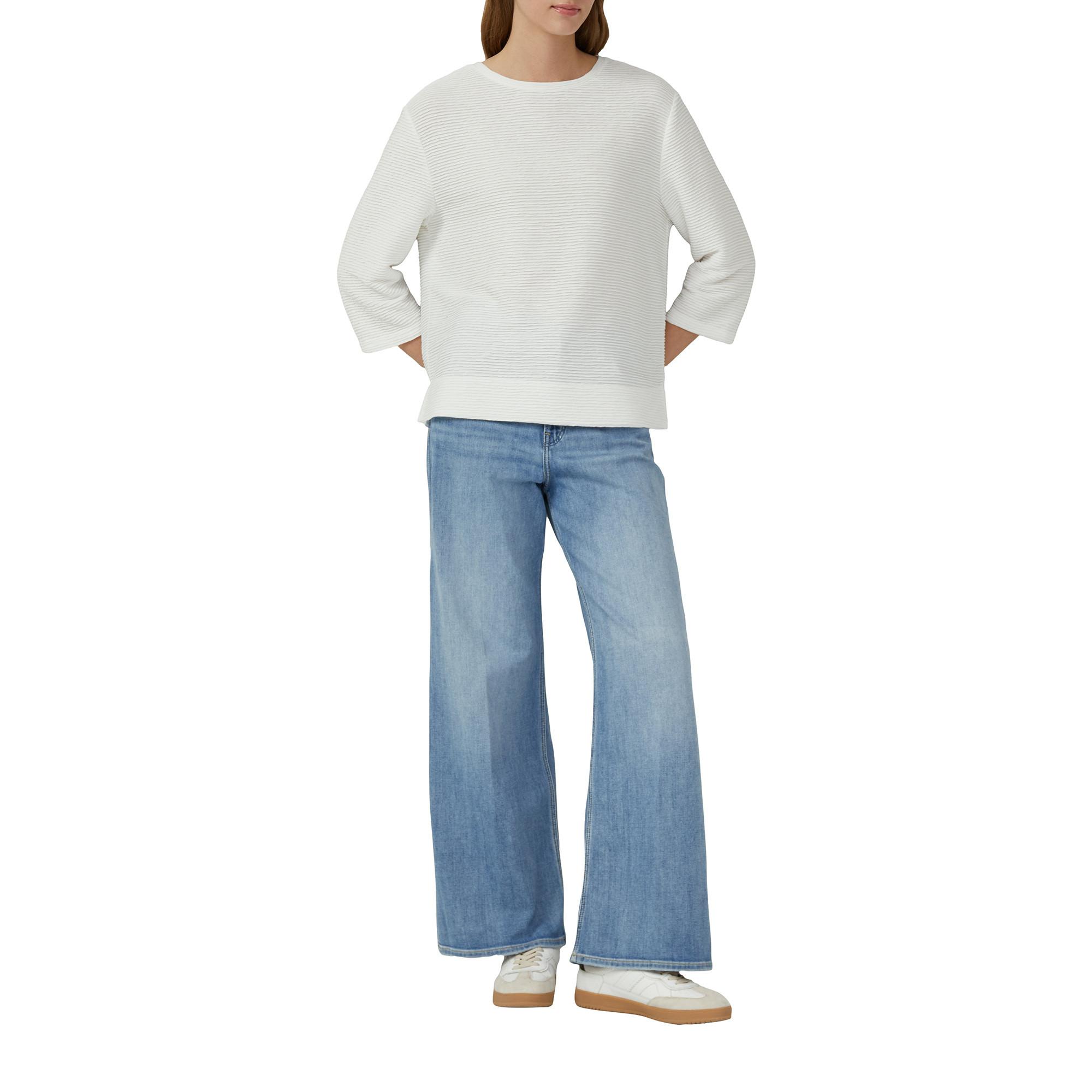 S. Oliver Red Label Strukturiertes 3/4 Arm Sweatshirt  