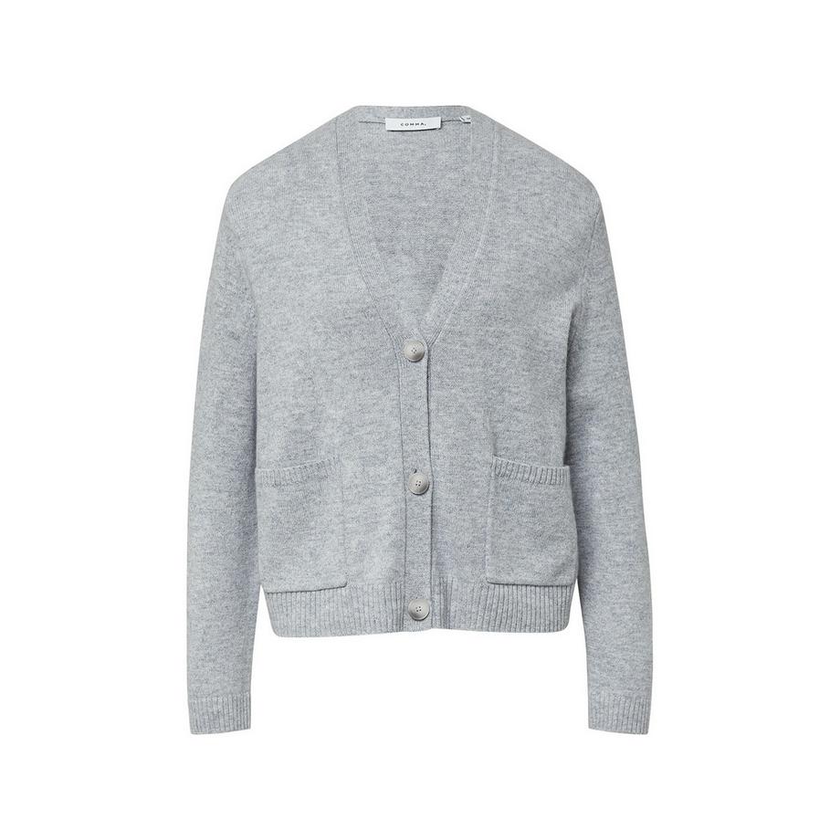 Lange Strickjacke, langarm