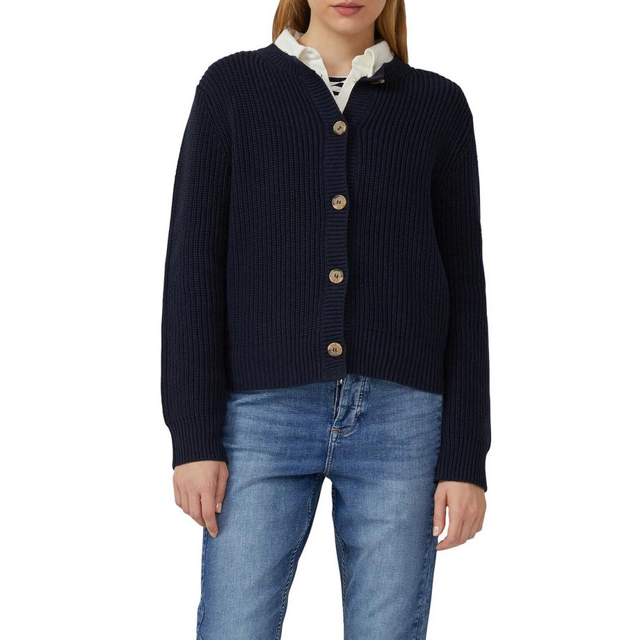 Lange Strickjacke, langarm