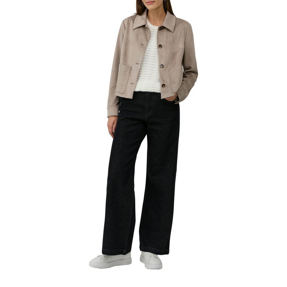 S. Oliver Black Label Veste Aspect Daim  