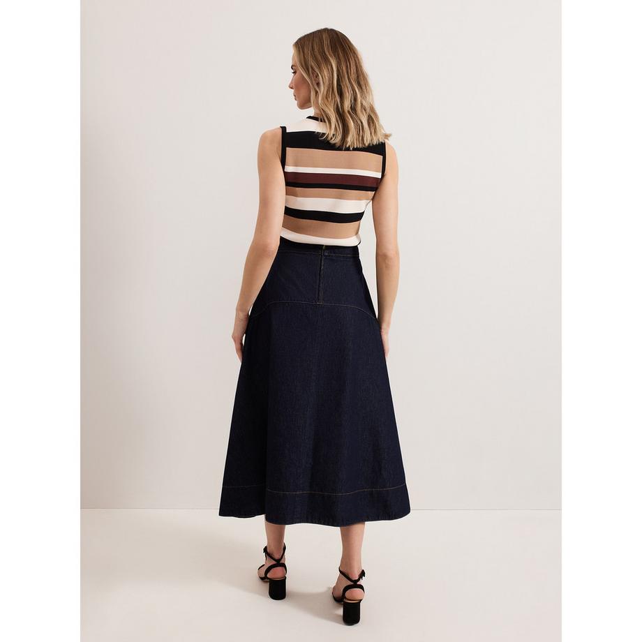 Phase Eight Mavis Gonna Midi in Denim  