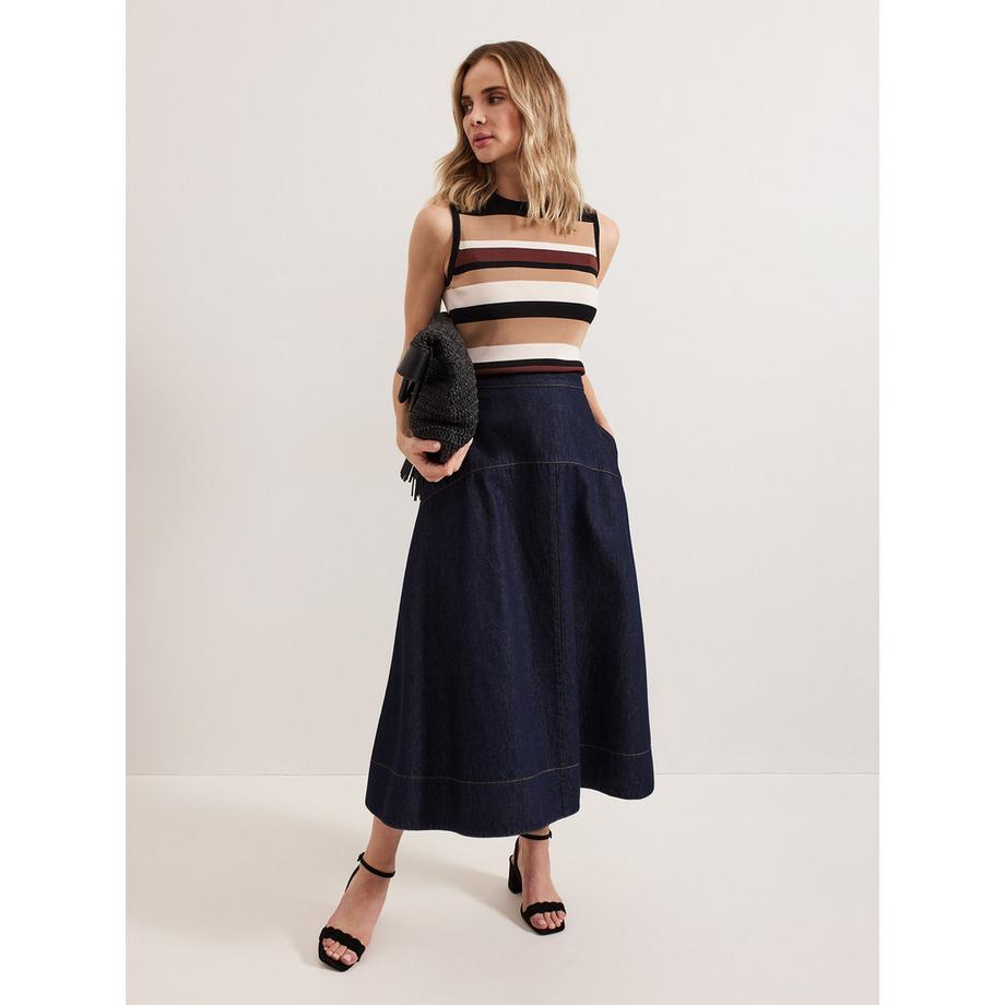 Phase Eight Mavis Gonna Midi in Denim  