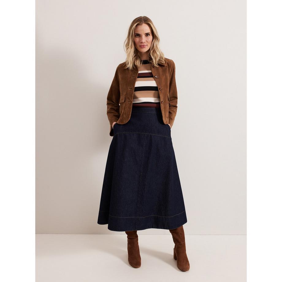 Phase Eight Mavis Gonna Midi in Denim  